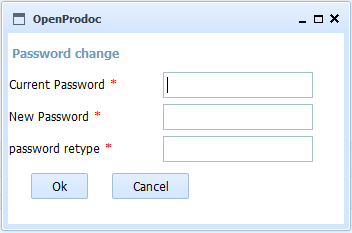 Screenshot Change Password Web