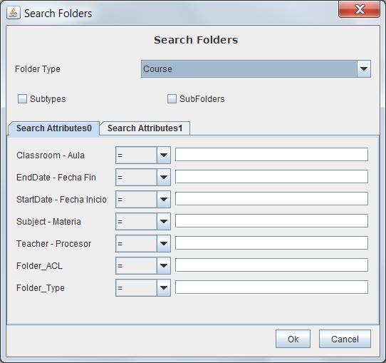 Screenshot SearchFold