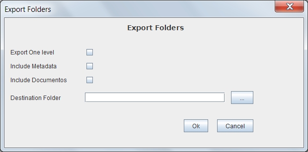 how to export list of files in a folder