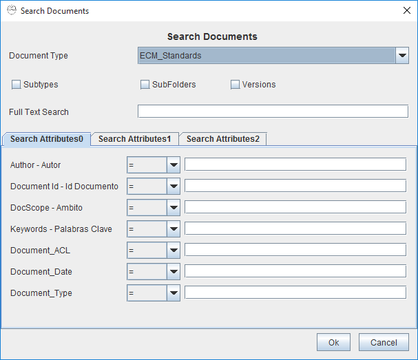 Screenshot SearchDocs